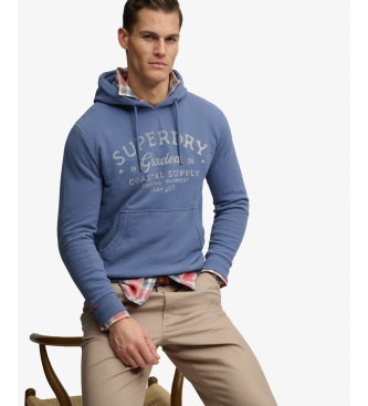 Superdry Sudadera Lo-Fi Dockside azul