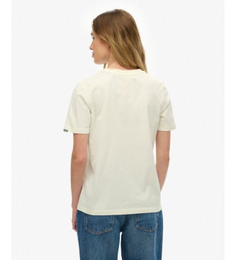 Superdry Koszulka Lo-Fi Outdoors Relaxed w kolorze złamanej bieli
