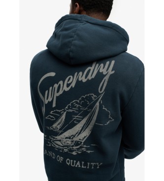 Superdry Bluza Lo-Fi Dockside w kolorze granatowym