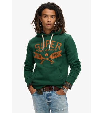 Superdry Felpa verde con grafica Lo-Fi Outdoor