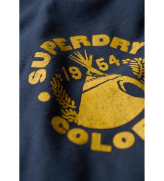 Superdry T-shirt avec graphique Outdoor en marine