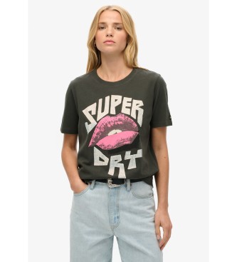 Superdry Lo-Fi Punk T-shirt zwart