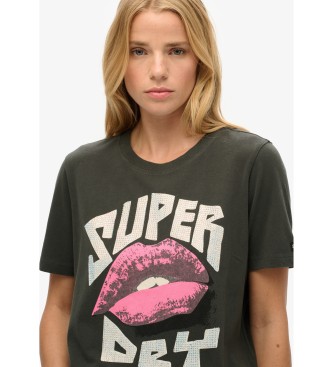 Superdry Lo-Fi Punk T-shirt sort