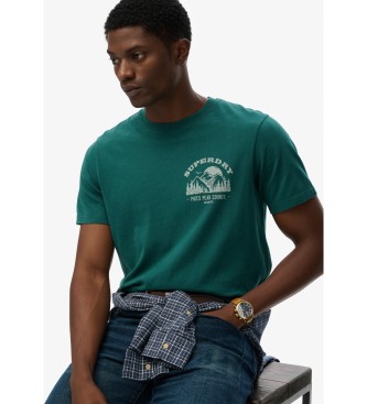 Superdry T-shirt Lo Fi Outdoors verde