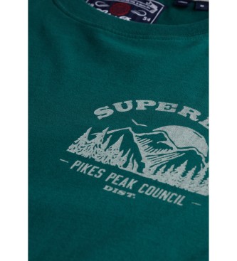 Superdry T-shirt Lo Fi Outdoors verde