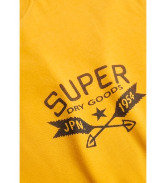 Superdry T-shirt Lo Fi Outdoors Chest amarela