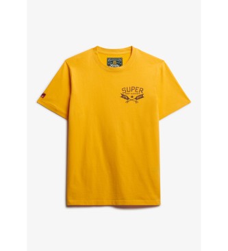 Superdry T-shirt Lo Fi Outdoors Chest amarela
