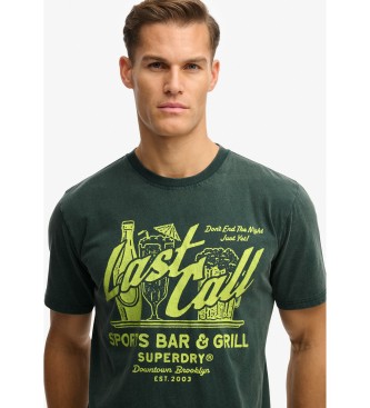 Superdry Lokales Business-T-Shirt gr�n