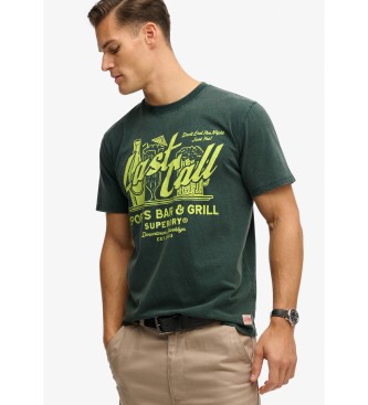 Superdry Lokales Business-T-Shirt gr�n