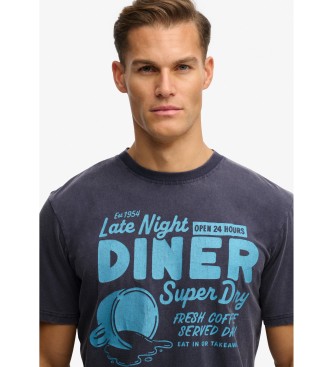 Superdry Lokales Business-T-Shirt navy