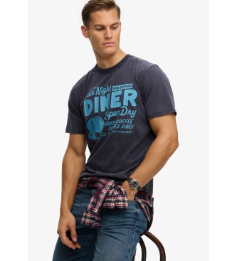 Superdry Lokales Business-T-Shirt navy