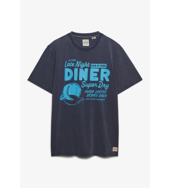 Superdry Lokales Business-T-Shirt navy