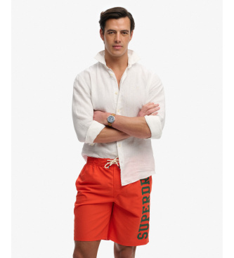 Superdry Swimwear Logo 19 orange