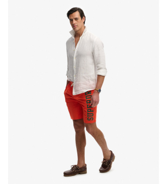 Superdry Swimwear Logo 19 orange