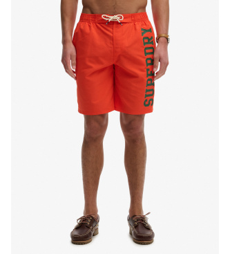 Superdry Swimwear Logo 19 orange