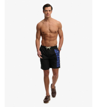 Superdry Swimwear Logo 19 black