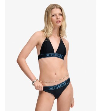 Superdry Triangulär bikini Logo marin