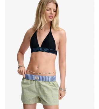Superdry Triangulär bikini Logo marin