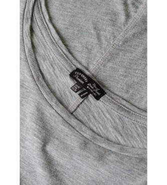 Superdry Grey long sleeve knitted T-shirt