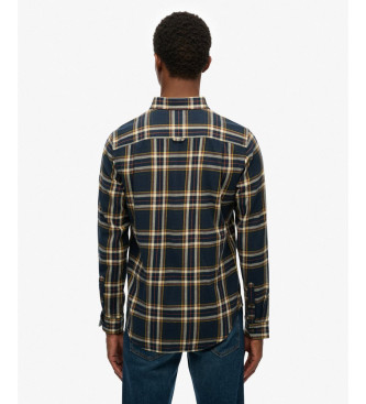Superdry Camisa Lumberjack azul-marinho