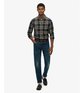 Superdry Camisa Lumberjack azul-marinho