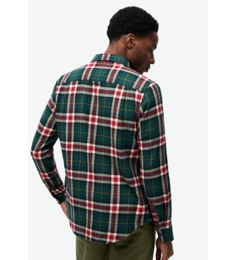 Superdry Chemise verte de bcheron