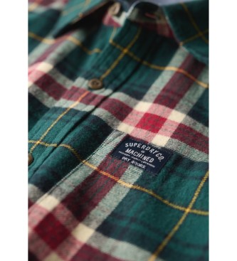 Superdry Chemise verte de bcheron