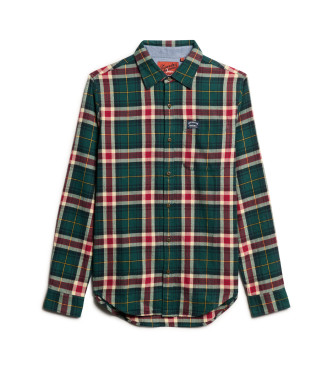 Superdry Chemise verte de bcheron