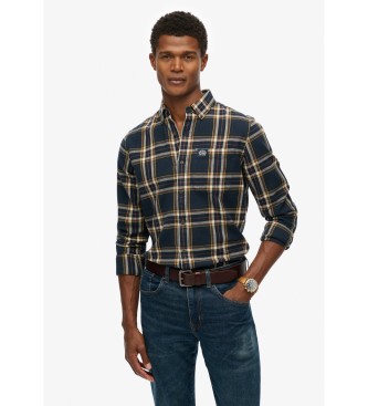 Superdry Granatowa koszula drwala