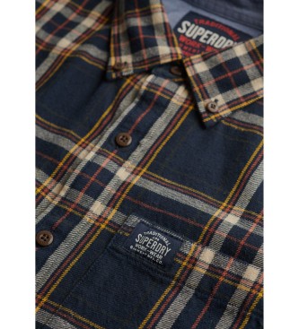 Superdry Granatowa koszula drwala