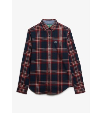 Superdry Camisa Lumberjack azul-marinho