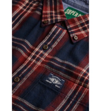 Superdry Camisa Lumberjack azul-marinho