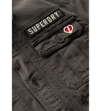 Superdry Skavtska majica črna