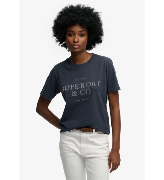 Superdry Luxe navy T-shirt