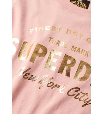 Superdry Luksus pink T-shirt