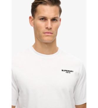 Superdry Luxury Sport ls t-shirt hvid