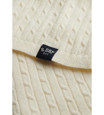 Superdry Strickjacke Essential off-white