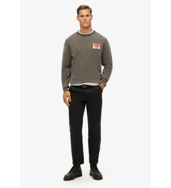 Superdry Sudadera Mechanic gris