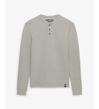 Superdry Merchant Store T-shirt Grandad gris