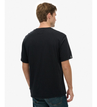 Superdry T-shirt grfica Merchant preta
