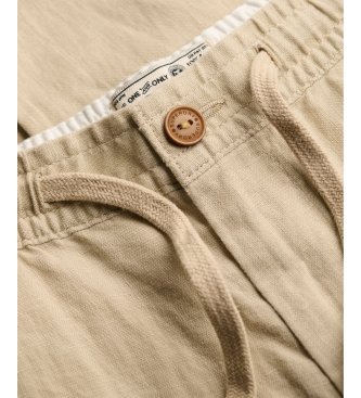 Superdry Merchant Linen Pant bukser beige