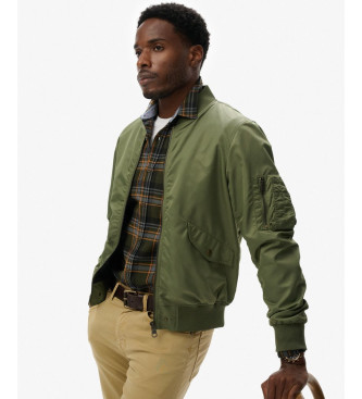 Superdry Casaco de comerciante MA1 verde