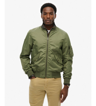 Superdry Casaco de comerciante MA1 verde