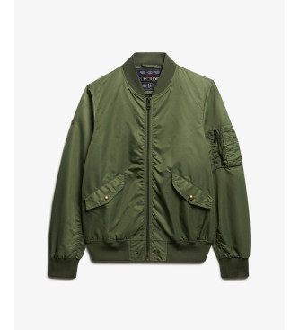 Superdry Casaco de comerciante MA1 verde