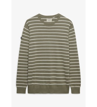 Superdry Merchant Breton gr�n tr�je