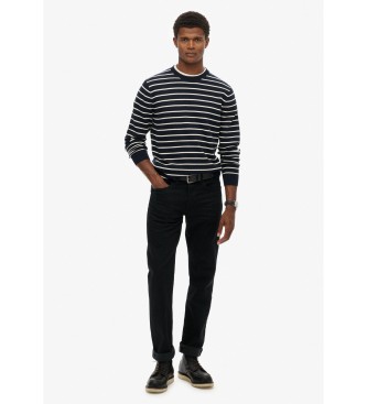 Superdry Merchant Breton marinebl� tr�je