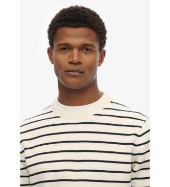 Superdry Pull breton beige de Merchant