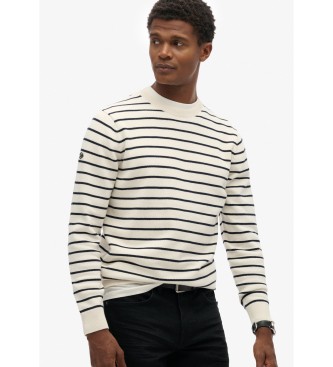 Superdry Pull breton beige de Merchant