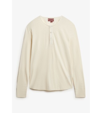 Superdry Merchant Grandad T-shirt beige