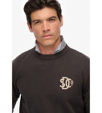 Superdry Merchant Graphic sweatshirt noir